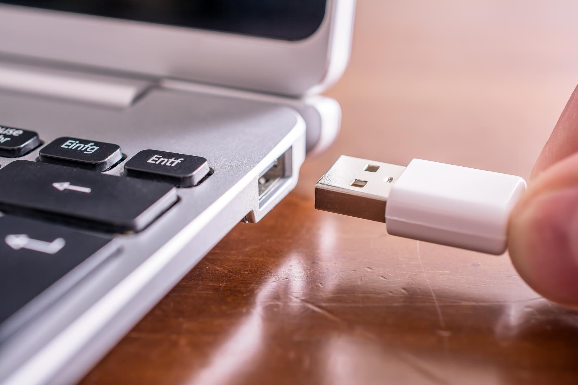 port usb laptop